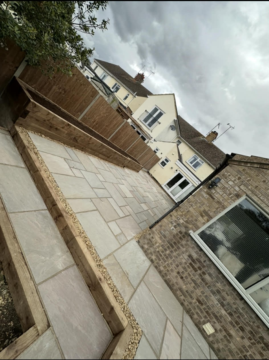 Garden after landscaping